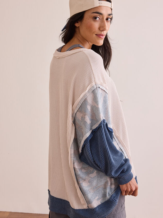 Free Feeling Rib Pullover Detail 5 - TULLABEE