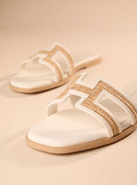 Enid Raffia Sandal Detail 4 - TULLABEE