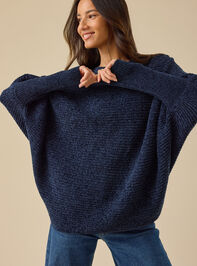 Amryn Chenille Dolman Sweater Detail 2 - TULLABEE