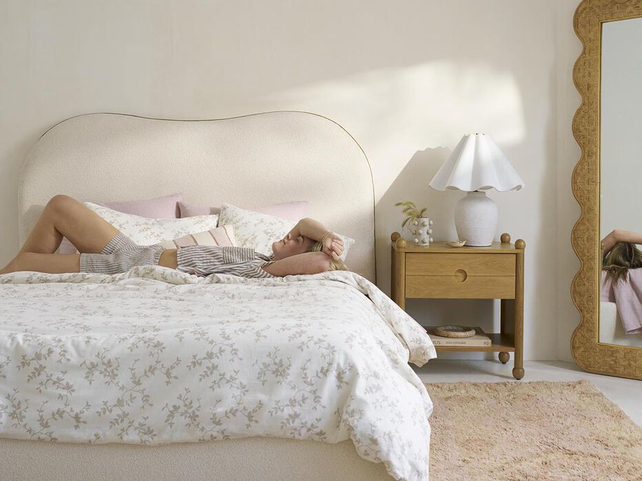 Calia Rattan Mirror - TULLABEE - 