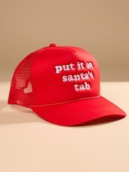 Put it on Santa's Tab Trucker Hat - TULLABEE