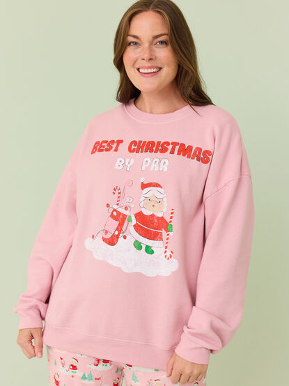 Mama Best Christmas By Par Sweatshirt - TULLABEE