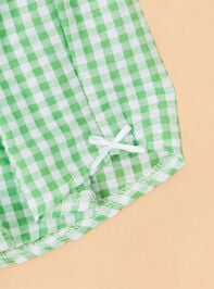 Camilla Gingham Short Detail 2 - TULLABEE
