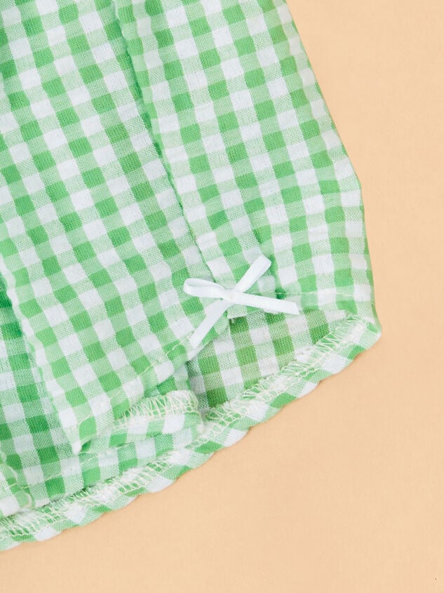 Camilla Gingham Short Detail 2 - TULLABEE