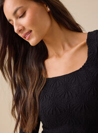 Blaire Seamless Floral Long Sleeve Cami Detail 3 - TULLABEE