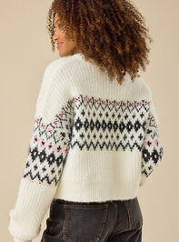 Nyla Fair Isle Sweater Detail 5 - TULLABEE
