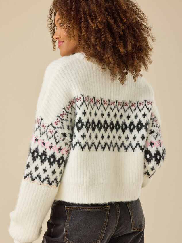 Nyla Fair Isle Sweater Detail 5 - TULLABEE