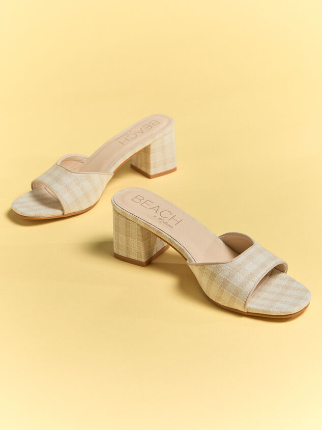 The Hattie Gingham Heel Detail 4 - TULLABEE