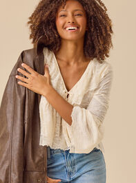 Suki Lace Bell Sleeve Top Detail 3 - TULLABEE