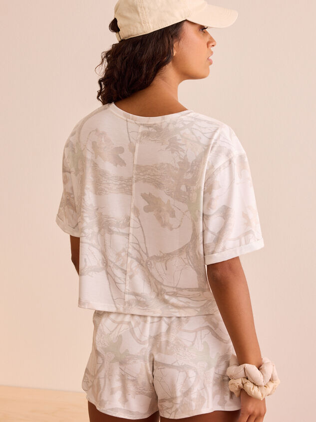 Out of the Woods Cropped Tee Detail 4 - TULLABEE