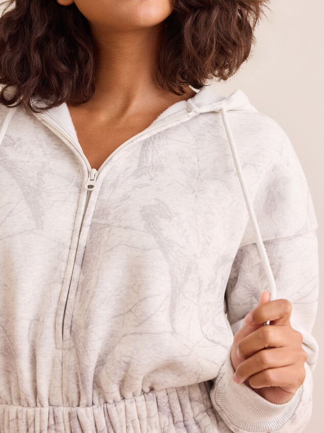 Camo Fleece Play Romper Detail 3 - TULLABEE
