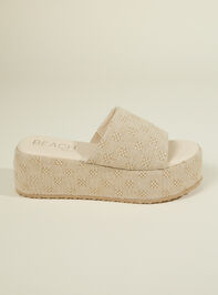 Pismo Platform Sandal Detail 4 - TULLABEE