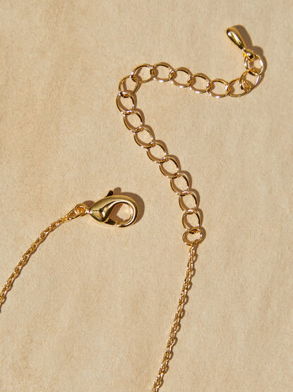 18K Gold Bow Necklace - TULLABEE
