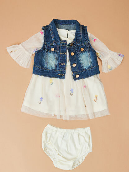 Denim Dreams Dress Set - TULLABEE