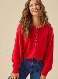 Emilie Henley Pullover Detail 3 - TULLABEE