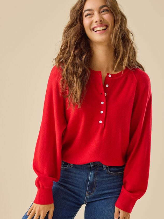 Emilie Henley Pullover Detail 3 - TULLABEE