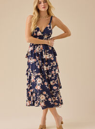 Londonly Floral Tiered Maxi Dress - TULLABEE