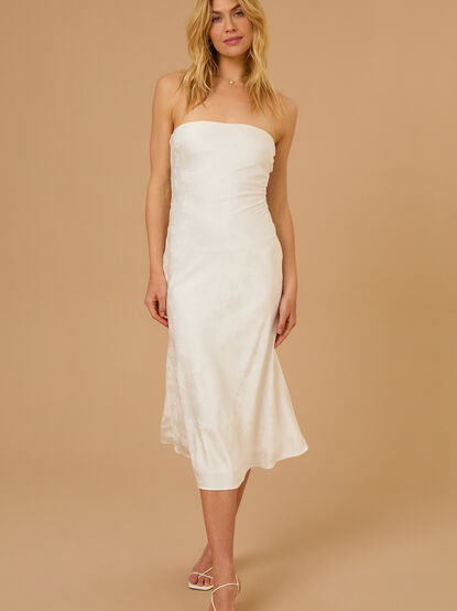 Piper Satin Midi Dress - TULLABEE