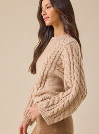 Valerie Cable-Knit Sweater Detail 3 - TULLABEE