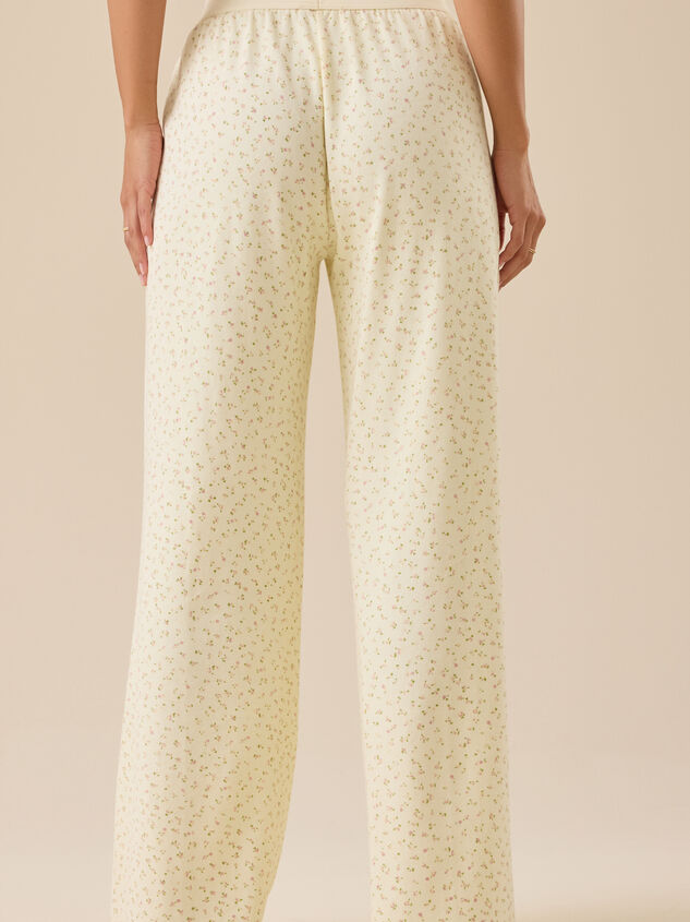 Ivy Ditsy Floral Wide Leg Pants Detail 5 - TULLABEE