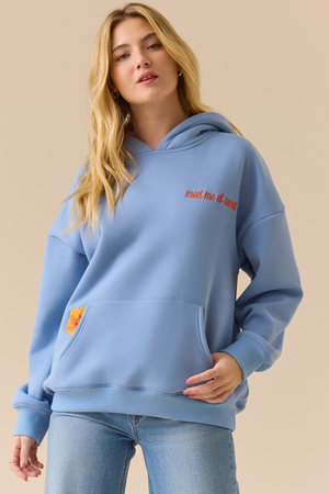 Meet At Sunset Embroidered Hoodie - Altar'd State - 