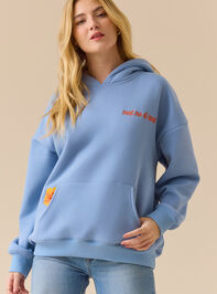 Meet At Sunset Embroidered Hoodie Detail 3 - TULLABEE