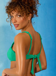 Palm Shade Bikini Top Detail 5 - TULLABEE