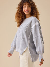 89 Varsity Mama Sweatshirt Detail 3 - TULLABEE
