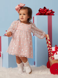 Shana Polka Dot Dress & Bloomer Set - TULLABEE