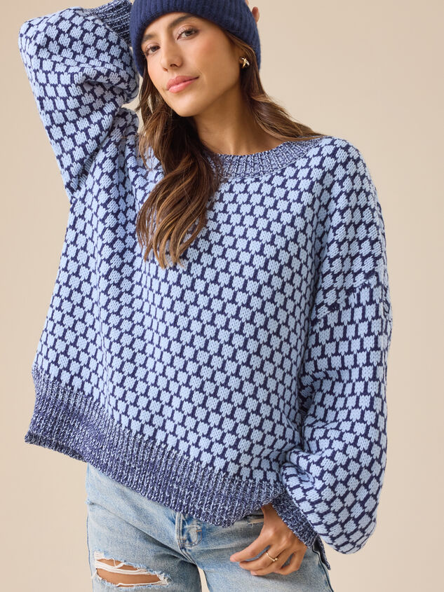 Sheena Oversized Sweater Detail 3 - TULLABEE