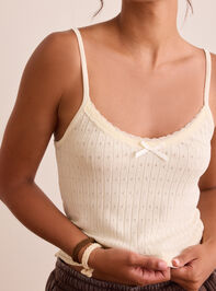 Lace Trim Cami Detail 2 - TULLABEE