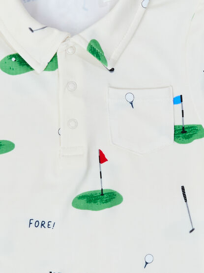 All Fore Polo Romper - TULLABEE