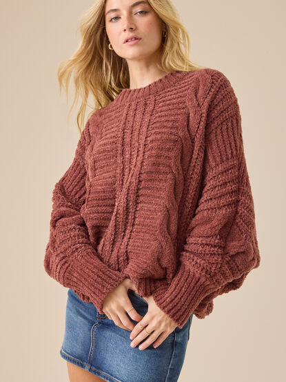 Julianna Cozy Draped Sweater - TULLABEE