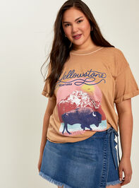 Yellowstone Bison Graphic Tee - TULLABEE