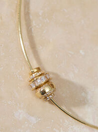 18k Gold Wire Choker Detail 2 - TULLABEE