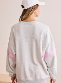 Perfect Storm Striped Sweatshirt Detail 4 - TULLABEE
