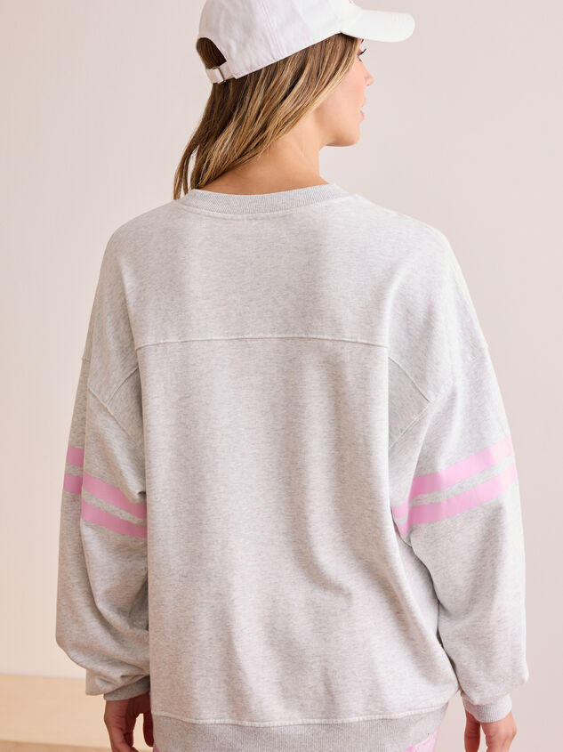 Perfect Storm Striped Sweatshirt Detail 4 - TULLABEE