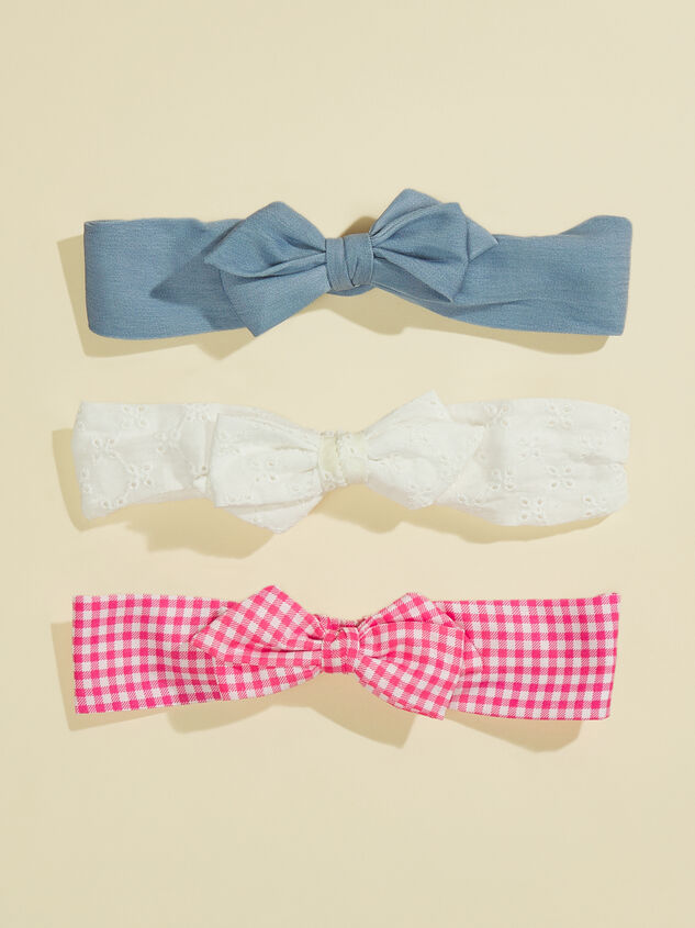 Three Pack Headband Bow Set - TULLABEE