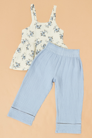 Belle Baby Floral Top and Pant Set - Altar'd State