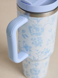 Toile Pattern Tumbler Detail 3 - TULLABEE