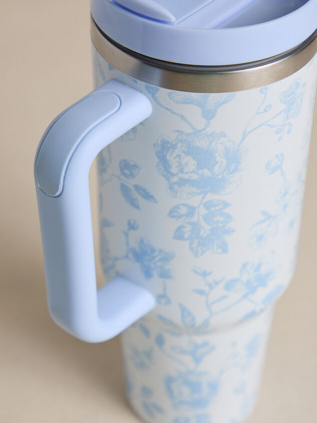 Toile Pattern Tumbler Detail 3 - TULLABEE