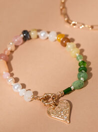 Love Burst Bead Bracelet Set Detail 3 - TULLABEE