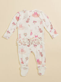 Ballerina Ruffle Footie Detail 2 - TULLABEE