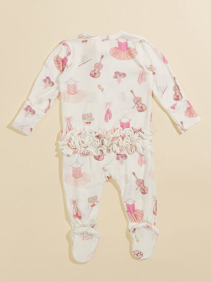 Ballerina Ruffle Footie - TULLABEE