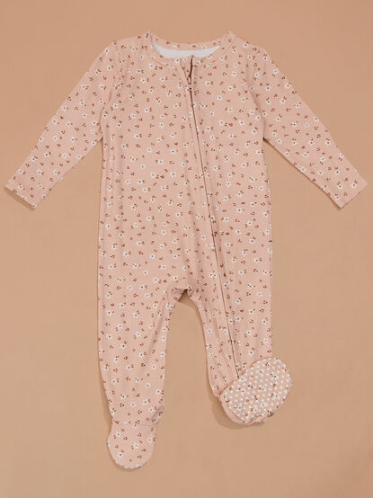 Carrie Floral Footie - TULLABEE