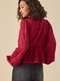 Eve Floral Lace Top Detail 4 - TULLABEE