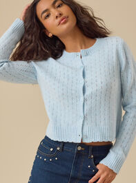 Olivia Pointelle Cardigan - TULLABEE