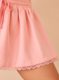 Kick Back Lace Skort Detail 2 - TULLABEE