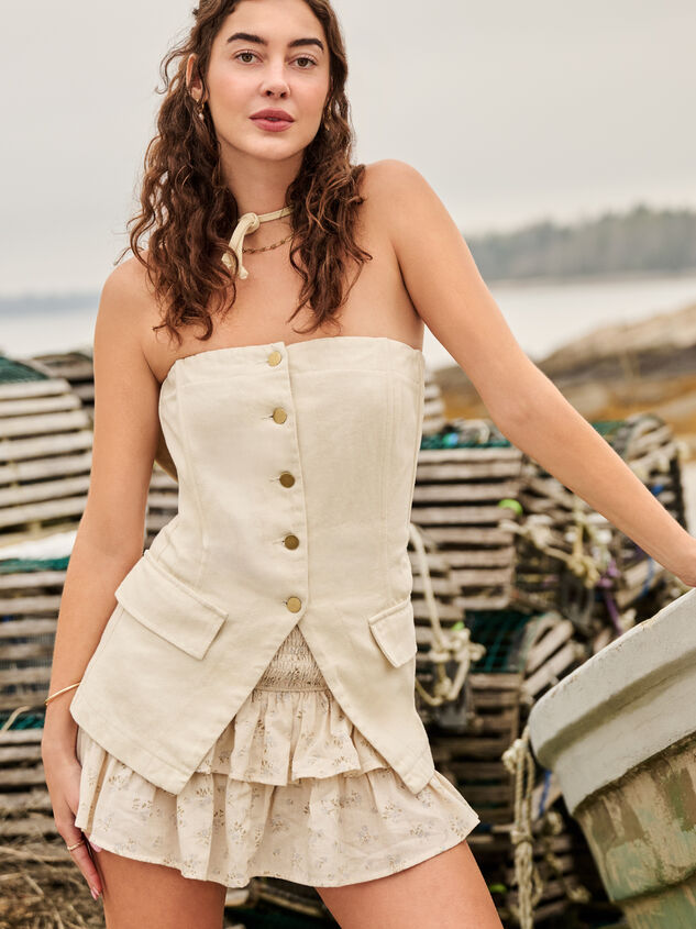 Samantha Denim Tube Top - TULLABEE
