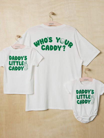 Daddy's Little Caddy Graphic Bubble - TULLABEE